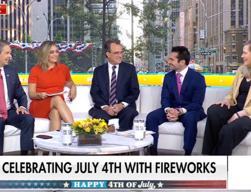 Phantom Fireworks Lights Up Fox & Friends on July 4th